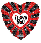 Convergram Mylar & Foil I Love You Lots Of Hearts 18″ Balloons