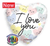 Convergram Mylar & Foil I Love You Macaroon Hearts 18″ Balloon