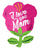 Convergram Mylar & Foil I Love You Mom Tulip Shape GelliBean 28″ Balloon