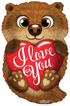 Convergram Mylar & Foil I Love You Otter 18″ Balloon