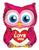 Convergram Mylar & Foil I Love You Owl 18″ Balloon