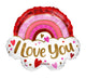 I Love You Rainbow 28″ Balloon