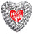 Convergram Mylar & Foil I Love You Today Tomorrow Forever 36″ Balloon