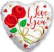 I Love You Two Roses 18″ Balloon