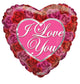 I Love You with Roses 18″ Balloon