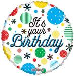 Convergram Mylar & Foil It's Your Birthday 18″ Balloon