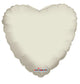 Ivory Heart 18″ Balloon