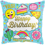 Convergram Mylar & Foil Juvenescent Birthday 18″ Foil Balloon