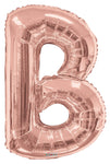Convergram Mylar & Foil Letter B Rose Gold 34" Balloon