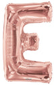 Letter E Rose Gold 34" Balloon