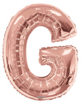 Convergram Mylar & Foil Letter G Rose Gold 34" Balloon
