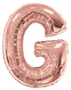 Letter G Rose Gold 34" Balloon