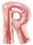 Convergram Mylar & Foil Letter R Rose Gold 34" Balloon