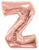 Convergram Mylar & Foil Letter Z Rose Gold 34" Balloon