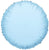 Light Blue Round 18″ Metallized Balloon