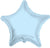 Light Blue Star 18″ Balloon