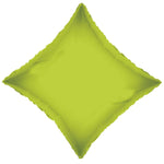 Convergram Mylar & Foil Lime Green Diamond 18″ Balloon