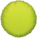 Convergram Mylar & Foil Lime Green Round 18″ Metallized Balloon