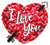 Convergram Mylar & Foil Love Arrow I Love You 18″ Balloon
