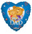 Globo Love Dad Bears 18″
