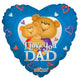 Globo Love Dad Bears 18″