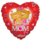 Convergram Mylar & Foil Love Mom Bears 18″ Balloon