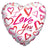 Globo Love Sketchy Hearts 18″