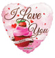 Love You Cupcake 18″ Balloon