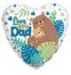 Love You Dad Bears 18″ Balloon