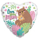 Love You Mom Bears 18″ Balloon