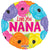 Convergram Mylar & Foil Love You Nana 18″ Balloon