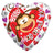 Convergram Mylar & Foil Mad About You Monkey 18″ Balloon