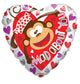 Mad About You Monkey 18″ Balloon