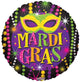 Mardi Gras 18″ Balloon