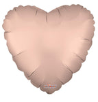 Convergram Mylar & Foil Matte Rose Gold Heart 18″ Balloon