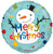 Convergram Mylar & Foil Merry Christmas Snowman 18″ Balloon