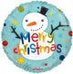 Merry Christmas Snowman 18″ Balloon