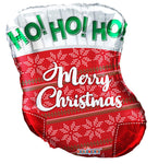 Convergram Mylar & Foil Merry Christmas Stocking 18″ Balloon