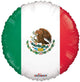 Globo Bandera Mexicana 18″