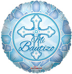 Convergram Mylar & Foil Mi Bautizo Azul 18″ Balloon