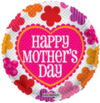 Mother's Day Patterned Flowers 18″ Balloon