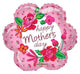 Mother's Day Pink Roses Gellibean 18″ Balloon