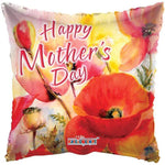 Convergram Mylar & Foil Mother's Day Poppies 18″ Balloon