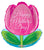 Globo de 18″ con forma de tulipán de la madre