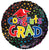 Convergram Mylar & Foil Multicolor Grad Gellibean 18″ Balloon