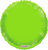 Convergram Mylar & Foil Neon Green Circle Gellibean 18″ Balloon