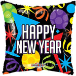 Convergram Mylar & Foil New Year Balloons 18″ Balloon