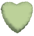 Convergram Mylar & Foil Olive Green Heart 18″ Balloon