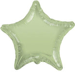 Convergram Mylar & Foil Olive Green Star 18″ Balloon