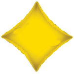 Convergram Mylar & Foil Opaque Yellow Diamond 18″ Metallized Balloon